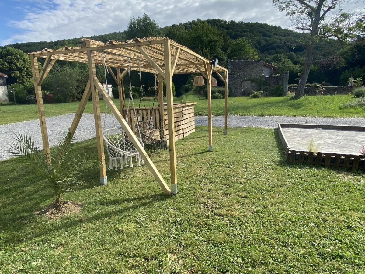 Villa Jacuzzi, Terrain De Petanque Et Aire De Jeux Vue Sur Les Pyrenees Seilhan エクステリア 写真