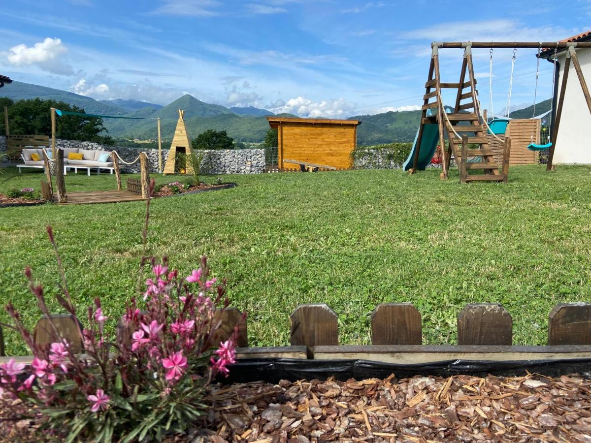 Villa Jacuzzi, Terrain De Petanque Et Aire De Jeux Vue Sur Les Pyrenees Seilhan エクステリア 写真