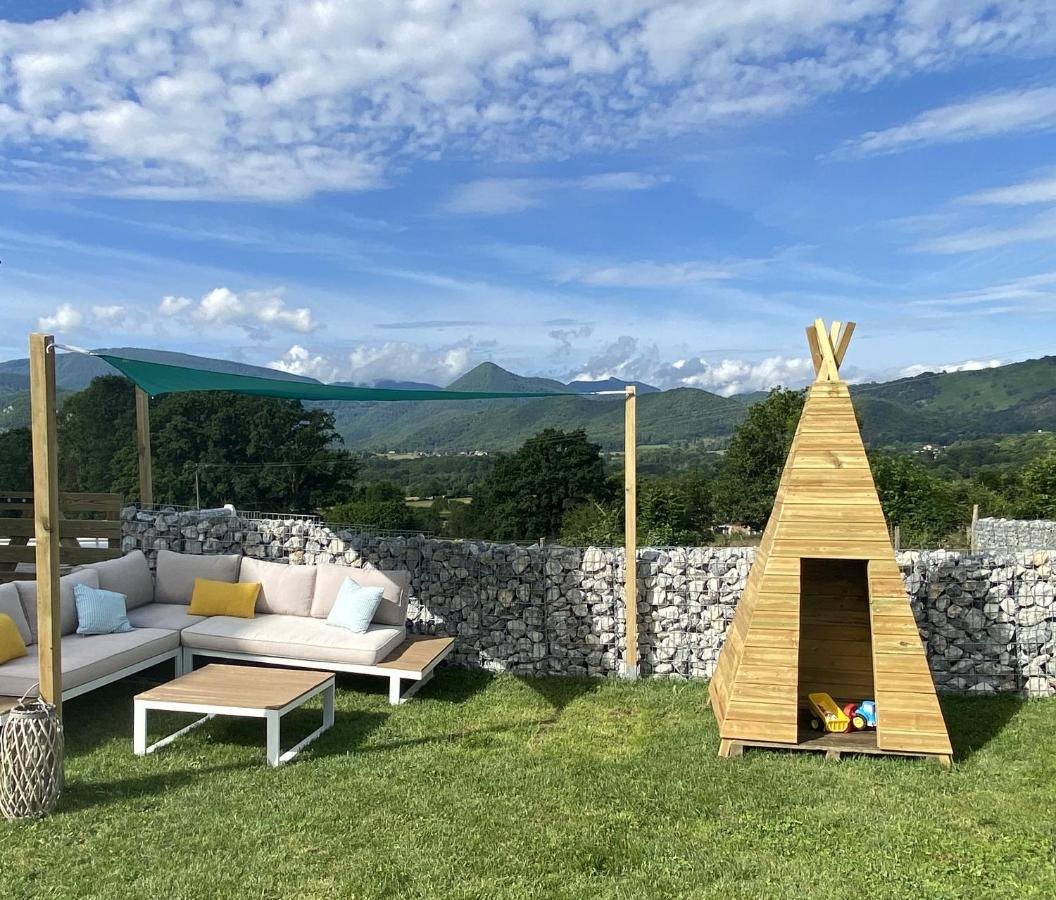 Villa Jacuzzi, Terrain De Petanque Et Aire De Jeux Vue Sur Les Pyrenees Seilhan エクステリア 写真