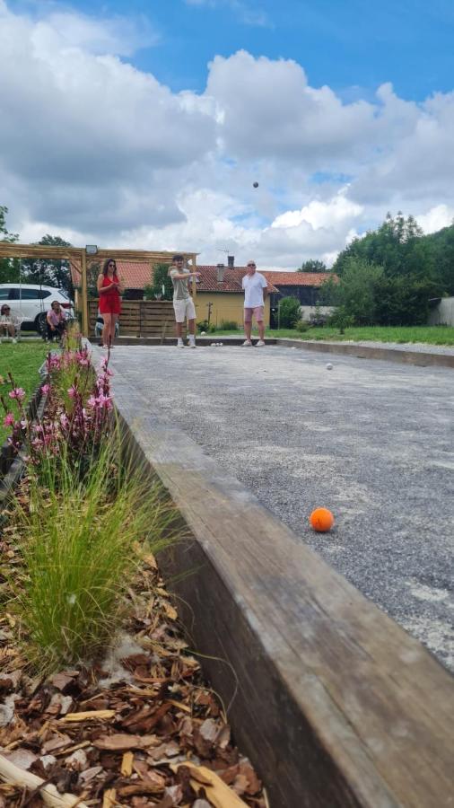 Villa Jacuzzi, Terrain De Petanque Et Aire De Jeux Vue Sur Les Pyrenees Seilhan エクステリア 写真